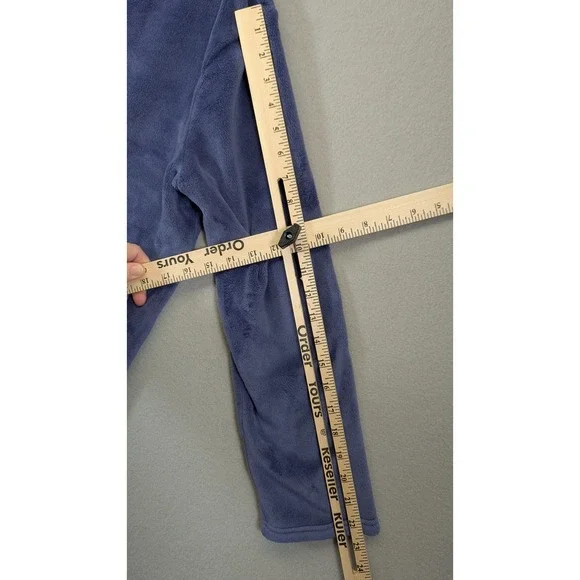 32 Degrees Heat Sleepwear Plush Hooded Lounger Robe S M Purple - Picture 6 of 9